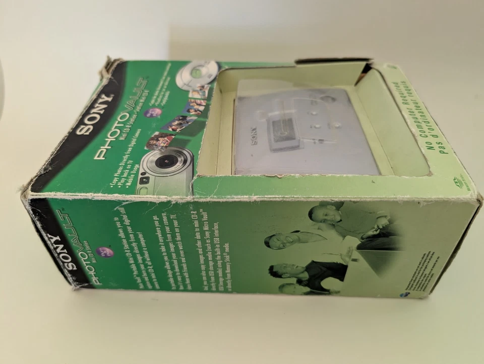 Vintage Sony PhotoVault Mini CD-R Station MCS1 New NOS Open Box  - Image 2 of 4