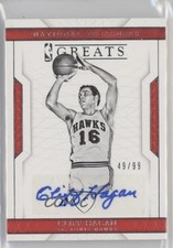 2016-17 National Treasures NBA Greats Signatures 49/99 Cliff Hagan Auto HOF 0n8h