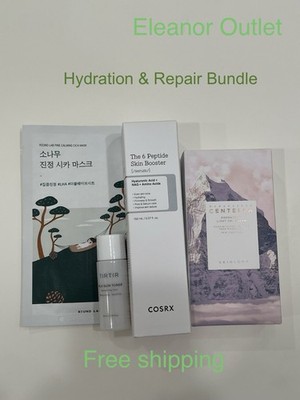 Cosrx 6 Peptide Skin Booster + Centella Cream + Mask + Toner-Hydrated Repair Set