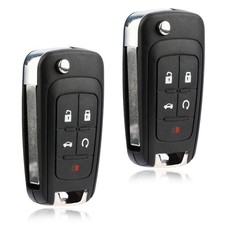 2x Remote Flip Car Key Fob For 2010 2011 2012 2013 2014 2015 2016 Chevy Equinox