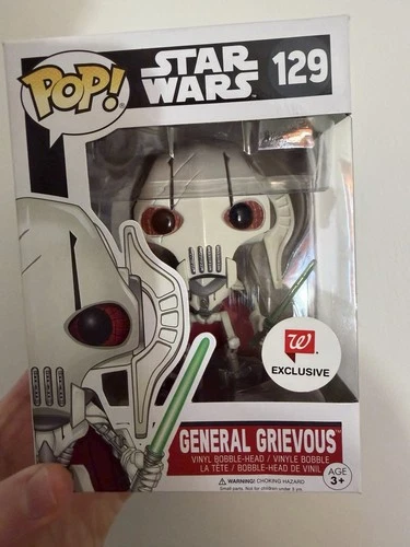 Funko POP! Star Wars Vinyl Figure - GENERAL GRIEVOUS #129 (Exclusive) PROTECTOR