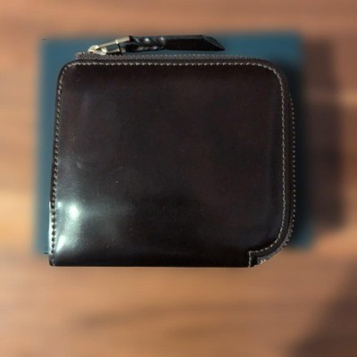 munekawa L-shaped zipper wallet ''Cram'' Horween Cordoan