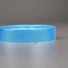 Blue - Strapworks Lightweight Polypropylene Webbing - Poly Strapping for DIY...