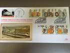 GB STAMPS CHANNEL TUNNEL CARRIED FIRST DAY COVER 1998 HERALDIC BEASTS