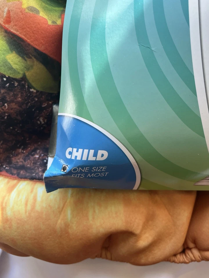 Fantasia infantil Halloween unissex cheeseburger tamanho único engraçado até o tamanho 14 - Imagem 3 de 4