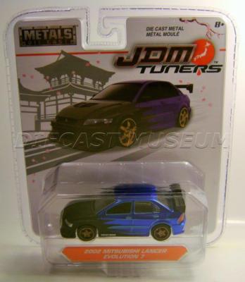 2002 '02 MITSUBISHI LANCER EVOLUTION EVO 7 JDM TUNERS JADA METALS DIECAST 2017