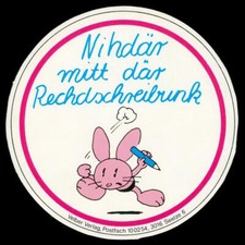 Sticker - Midd�r Spellpoint - Bunny - 10x10cm - Vintage 80s