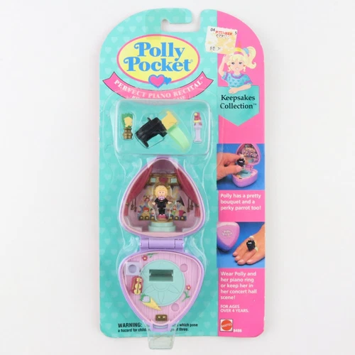 POLLY POCKET 1991 Piano Recital Ring NEW & SEALED *