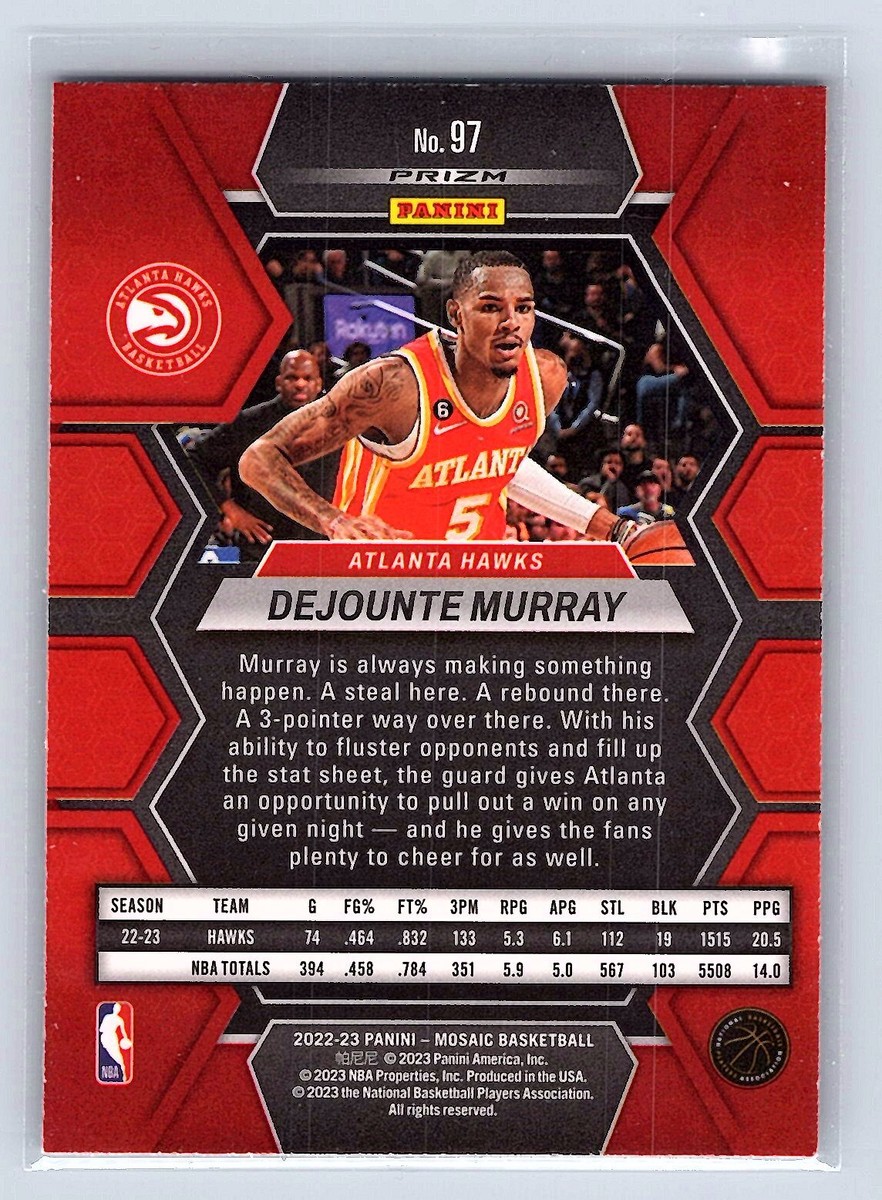 NBAカード DEJOUNTE MURRAY FLUX FLUID RED NBAカード DEJOUNTE MURRAY FLUX FLUID RED