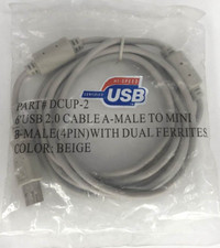 MINOLTA DCUP-2 High Speed 6' USB 2.0 Type A to Mini B 4Pin USB Camera Cable
