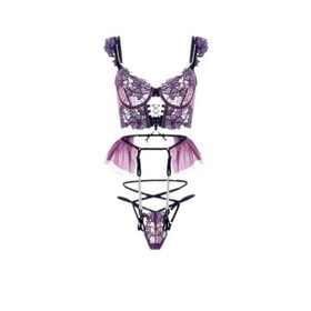 Women's Sexy-Lingerie G-String Lace Sleepwear Dress Babydoll Nightwear Underwear