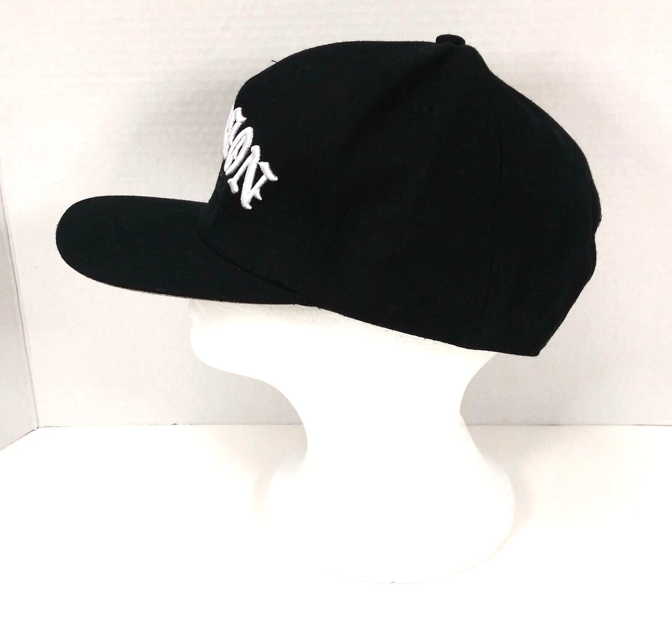 Famous Nobodys Sombrero Negro Gorra de Béisbol Correa TWNTY TWO Live For Us Raro En muy buena condición Foto 3 de 4