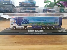 Herpa Scania R09 Topliner Kühlkoffer-Sattelzug Trio Trans Bärenstark 1:87  #37