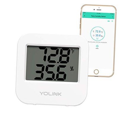  Smart Wireless Temperature & Humidity Sensor, Wide Temp Range (-22 to 158 