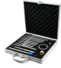 Solfeggio Tuning Forks Set with Activator, Mallets Box - 10 Pcs Aluminum