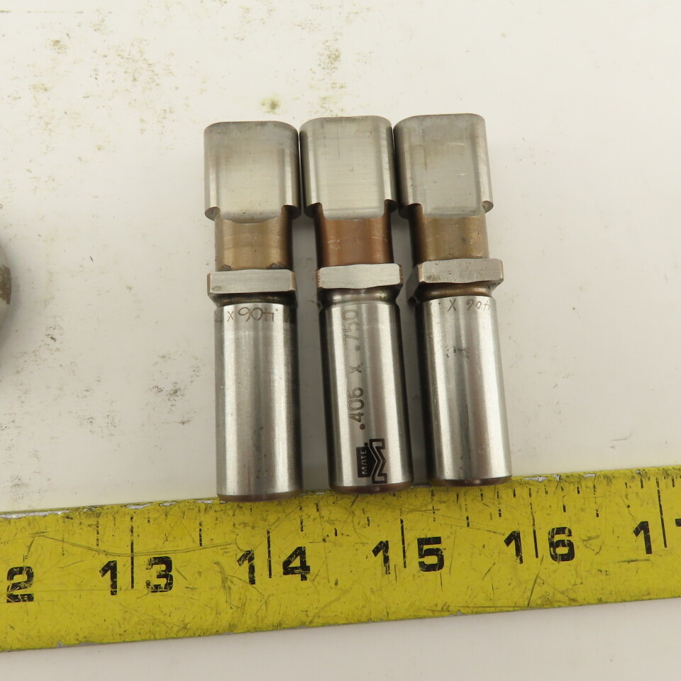 .406 x .750 + Tol  Die Punch CNC Turret .625 Punch Shank Lot Of 8