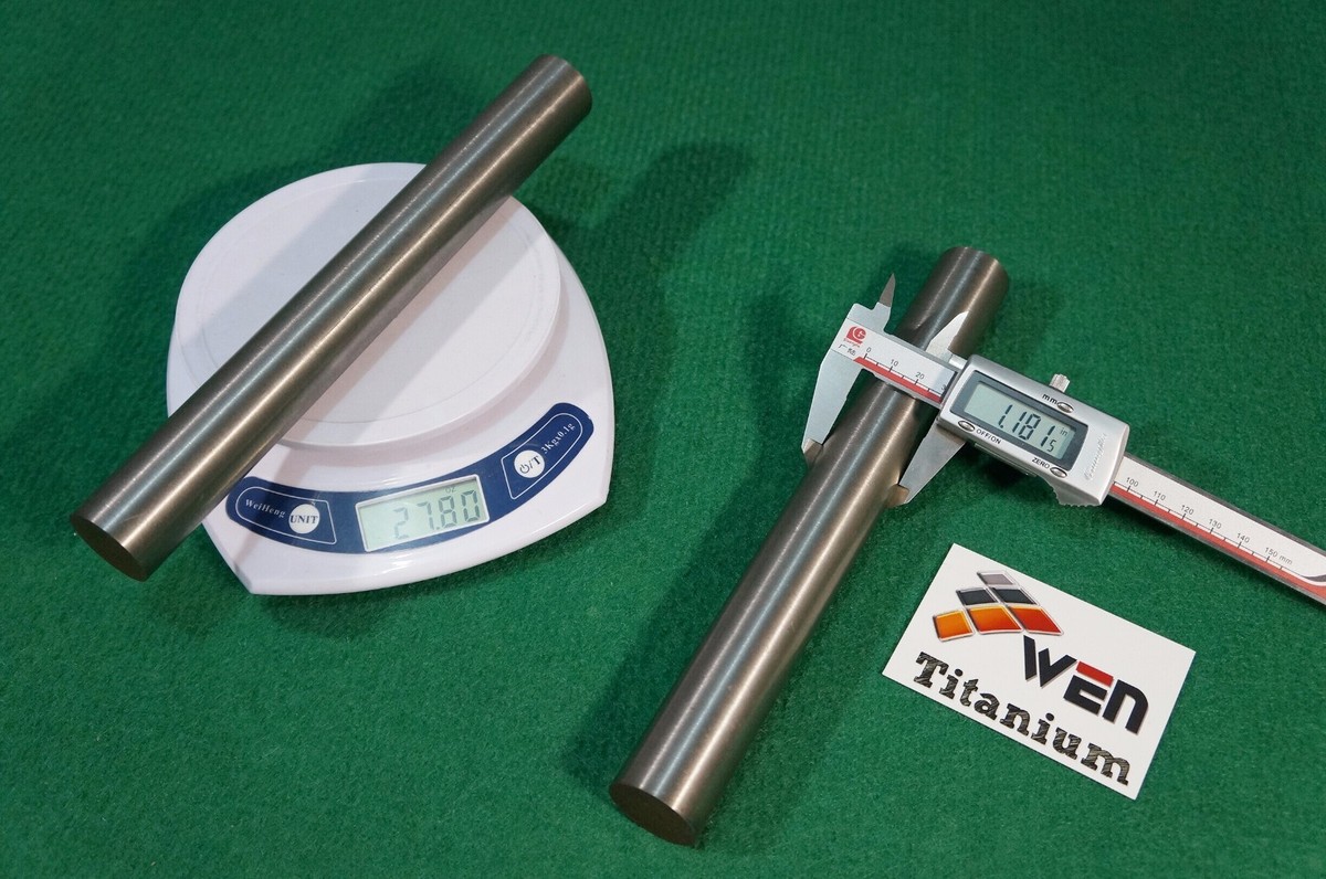 Grade 5 Titanium Round Bar .118 x 10 Ti-6al-4v Metal 3mm Dia 1/8 in