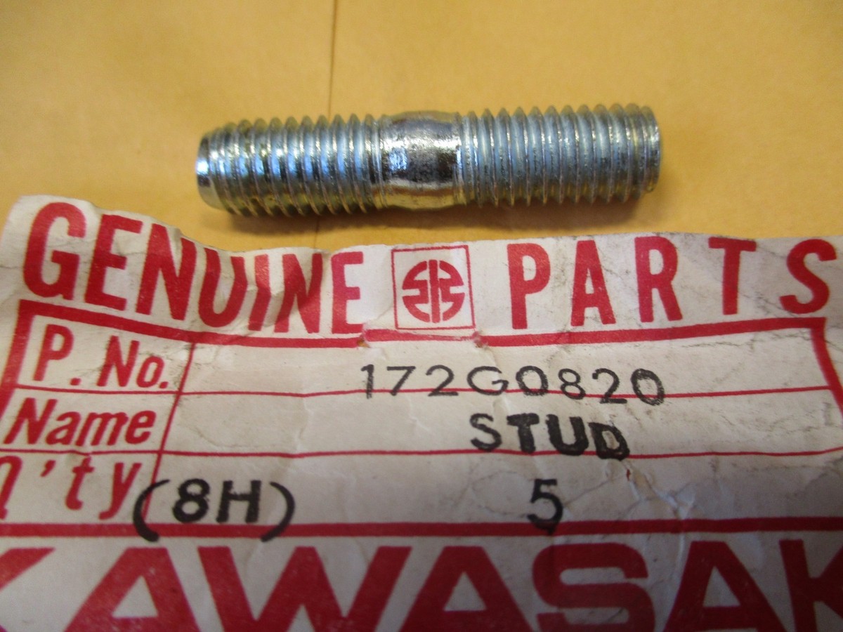 KAWASAKI NOS/OEM CRANKCASE STUD 8x20 C2 SS TR F12MX F5 H1 KH 250
