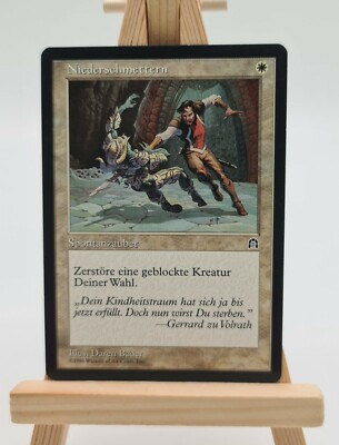 Niederschmettern Felsenburg  Magic Karte MTG deutsch  ( Smite)