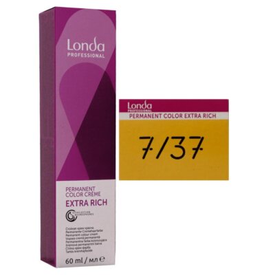 Londa Professional permanente Cremehaarfarbe Extra Rich 60 ml 7/37 mittelblond g