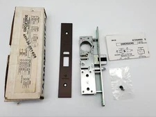 Adams Rite Deadlatch Assembly 4720 ANSI 06 313 Dark Bronze Face Plate NOS