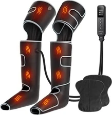 Cincom Leg Massager with Heat Air Compression Massage for Foot Calt Thigh Remote