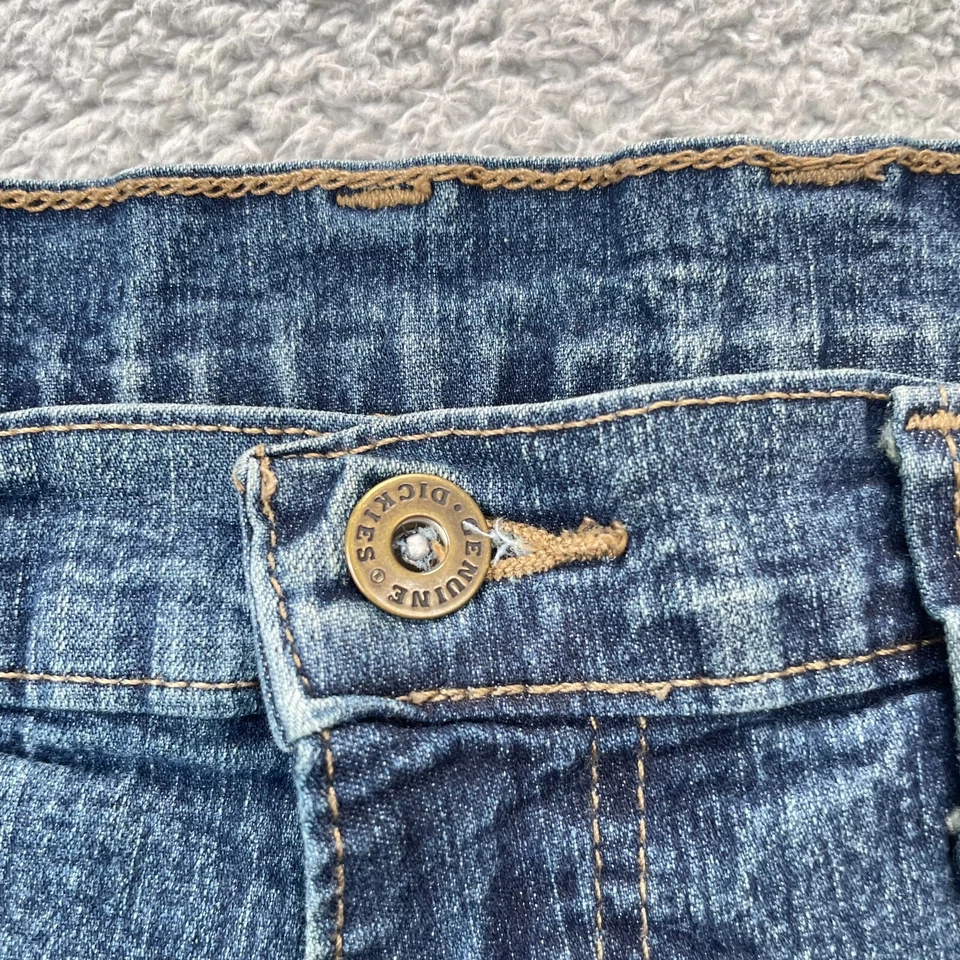 Pantalones Cortos Dickies Para Hombres 34 Azul Jeans Bermudas Denim Algodón Ropa de Trabajo Patinador y2k Pantalones Cortos Foto 2 de 4