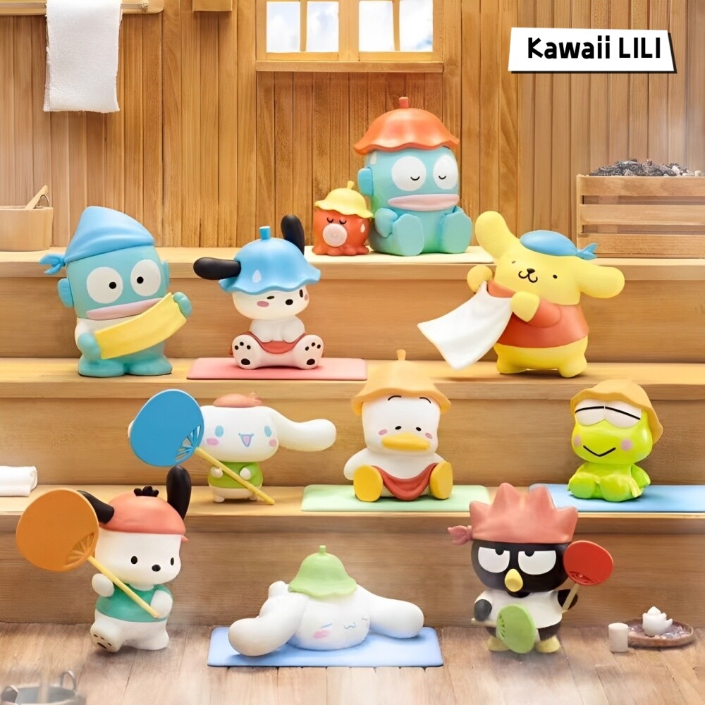 MINISO Sanrio Let's Take A Sauna Series Confirmed Blind Box Figure