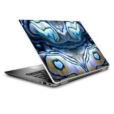 Skin Wrap for 14" HP Chromebook x360, Abalone Aulon Sea Shells Pattern Crystal