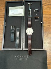 NOMOS TANGENTE 101 Watch Manual 35mm Men's White Dial Round Used From Japan 5