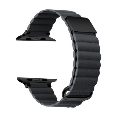 41 45 49mm Magnetic Leather Loop Band Strap For Apple Watch Ultra/8/7/6/5/4/3/SE