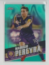 2022 Topps Chrome MLS Aqua Lava Refractor #53 Mauricio Pereyra 160/299 Flat S/H