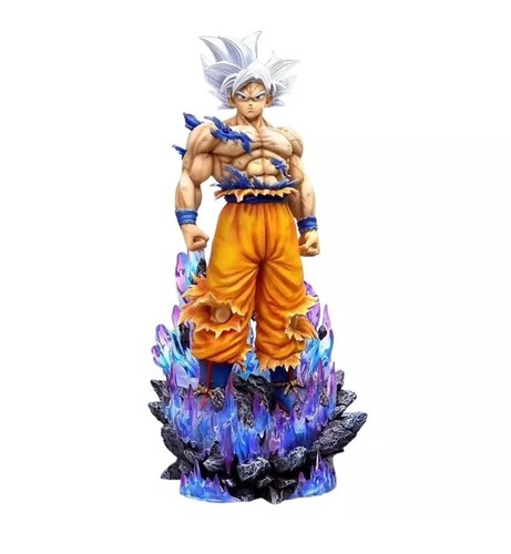 Dragon Ball Z/ Super Goku Ultra Instinct Maîtrisé 30 Cm Cheveux Blanc Avec Boite - Picture 5 of 5