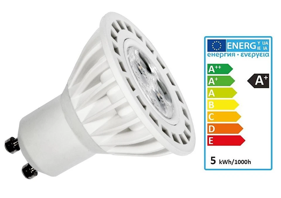 12pack TCP 5W GU10 LED Bulbs Energy Saving Warmglow 330lm~40W-50W Halogen Lights - Image 3 of 4