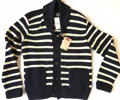 ralph lauren nautical shawl cardigan