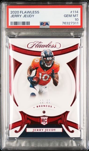 Jerry Jeudy Panini Flawless #114 Base