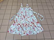 NWT Women's Large Ophelia Roe Maxi Dress Floral Print Aqua Pretty!