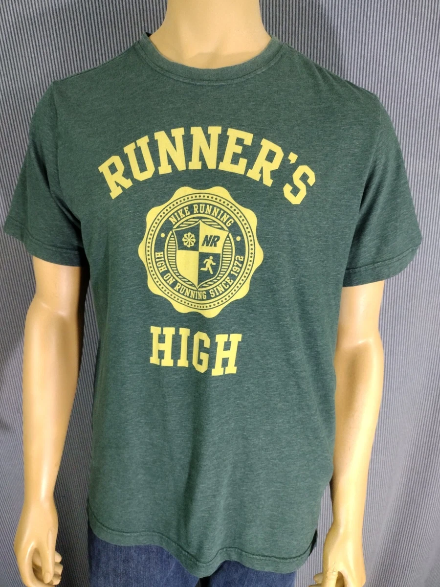 Dark green best sale nike t shirt