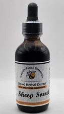 Sheep Sorrel Herbal Tincture 1 fl oz. Diuretic, Anti-inflammatory, Antioxidant