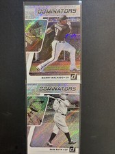 2021 Donruss Dominators Rapture #DOM6 Manny Machado And Babe Ruth Lot Of 2 ￼