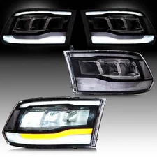 VLAND LED Headlights For 2009-2018 Dodge RAM 1500 2500 3500 Classic 2019-2021