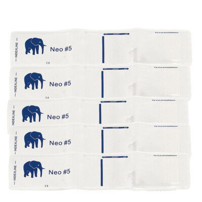 #ad 5pc Animal Specific Disposable One Tube Blood Pressure Cuff ForElephant Reusable $25.00