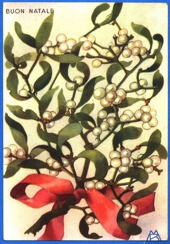 LOTTO 7 CARTOLINE DI BUON NATALE ORIGINALI DIFFERENTI VIAGGIATE ANNI '30 '50 (7 - 第 5/5 張圖片