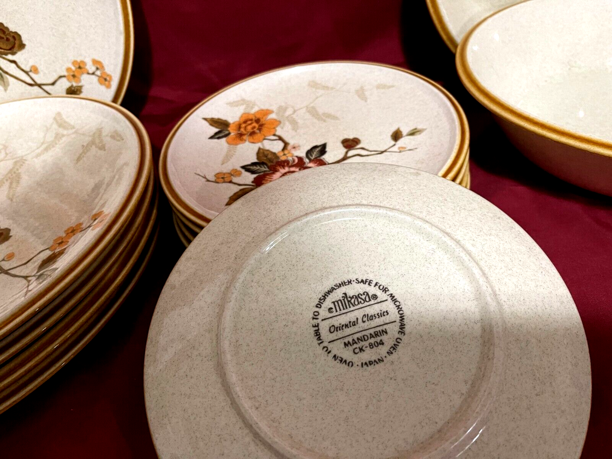 Mikasa Oriental Classics Mandarin Set 5 Dinner & 5 Salad Plates
