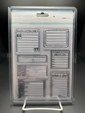 NEW KAISER CLEAR STAMPS MEMORY BOXES QUOTE OF THE DAY THINGS I LOVE CS703