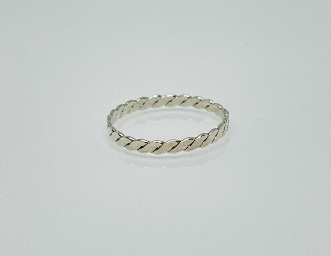 Fabulous Solid Patterned Band Ring 925 Silver Siz… - image 2