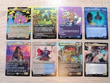 LOTTO CARTE MAGIC 8 Carte BORDERLESS! Molto Belle! Mtg N.1175