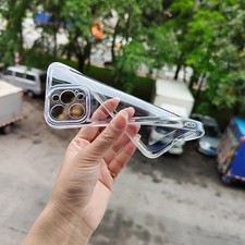 Shockproof Clear Silicone Case For iPhone 13 14 15 16 17 Pro Max Plus Transparen