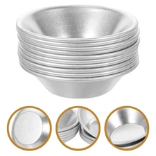 10pcs egg tart molds for baking Tart Baking Pan Chinese Egg Tart Dish Egg Tart