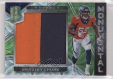 2018 Spectra Monumental Memorabilia Neon Green Prizm 22/50 Royce Freeman #9 ez4